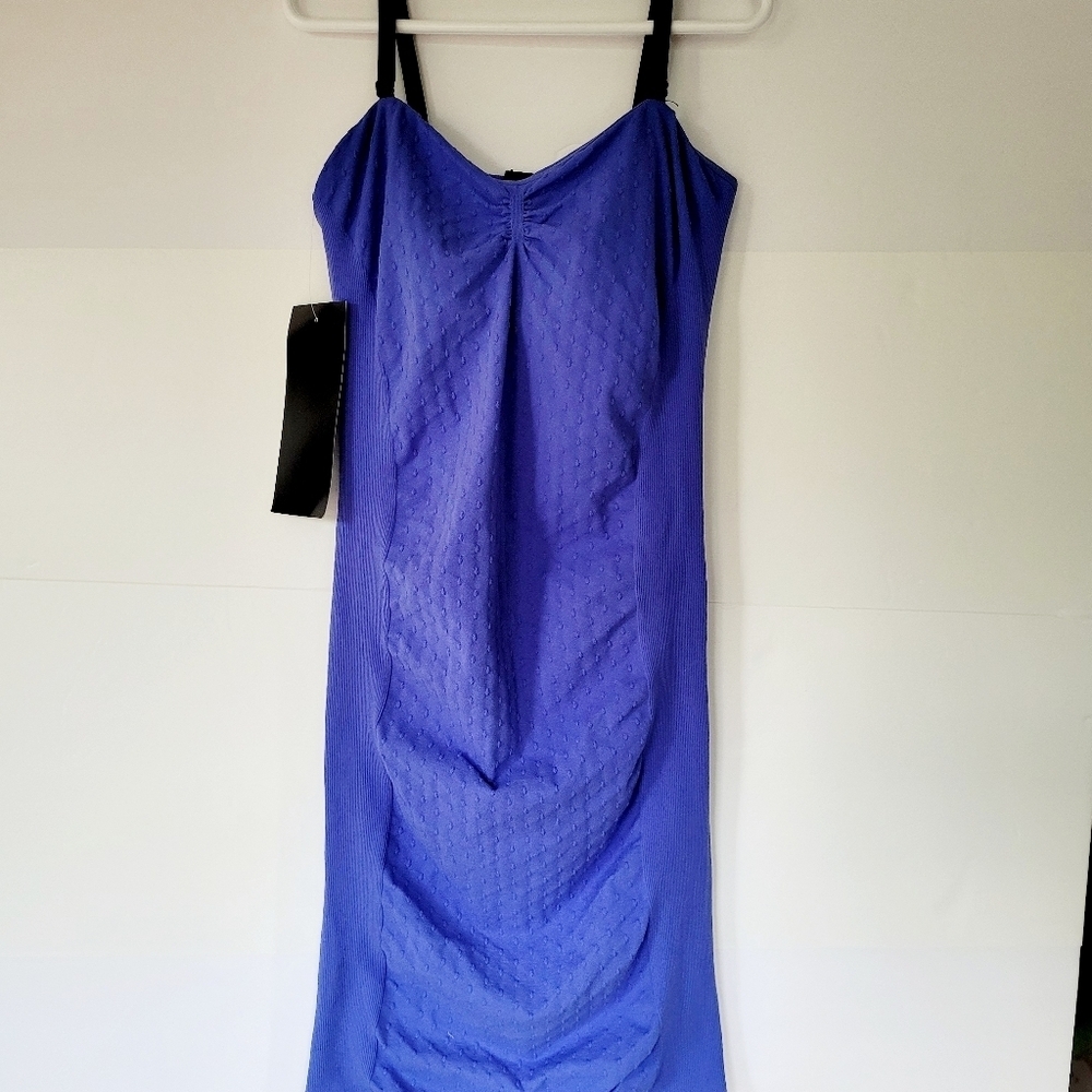 Elegant Purple Sleeveless Dress